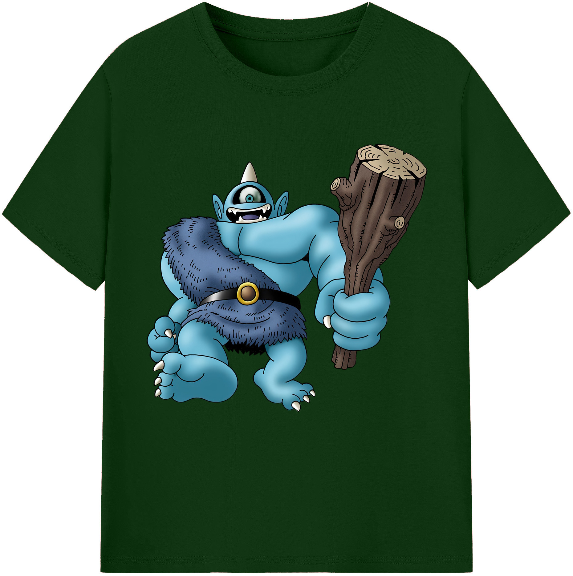 （画像用） ドラゴンクエスト Doragon Kuesuto Dragon Quest 綿100％半袖Tシャツ（フロントプリント）